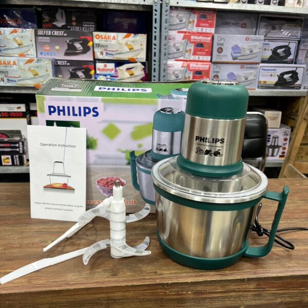 (6 blades) Premium Quality BrAun 3L Electric Meat Grinder 3in1 Functional