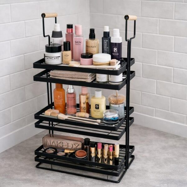 Multipurpose Metal Organizer with Wooden Handle 3 Layer (Discount on Quantity)