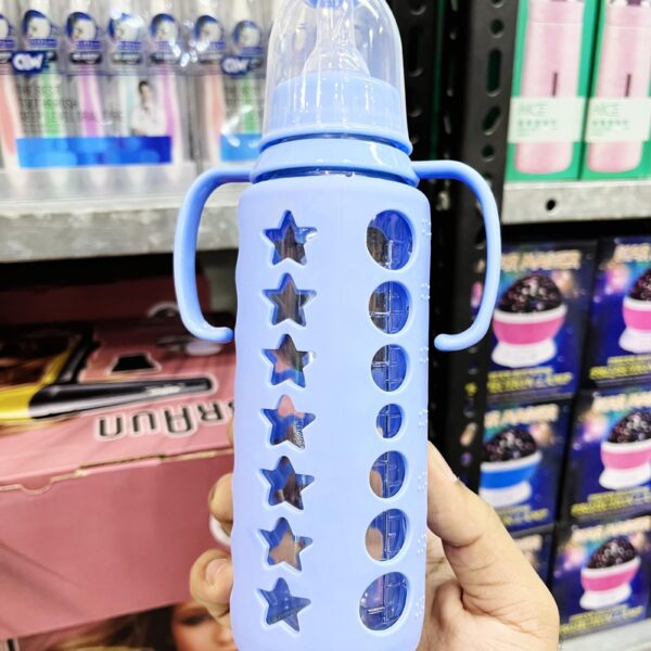 240ml Glass with Handle baby feeder (material: Glass)