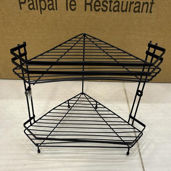 2 Tier Multipurpose Organizer for Kitchen & Bathroom (With screw hooks)